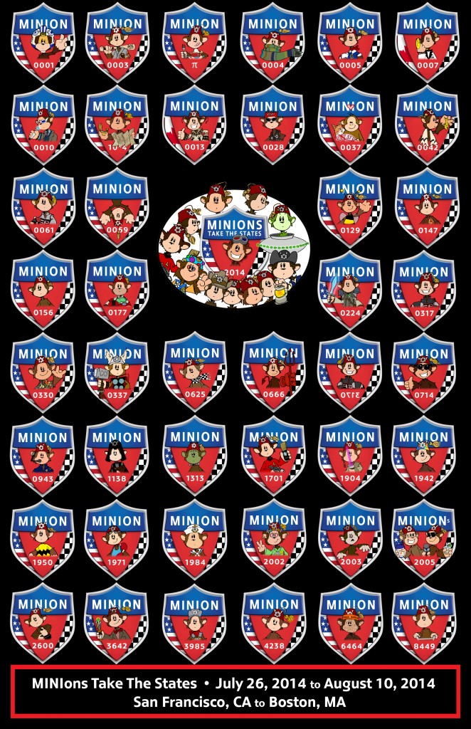 Here are the finished badges for 2014